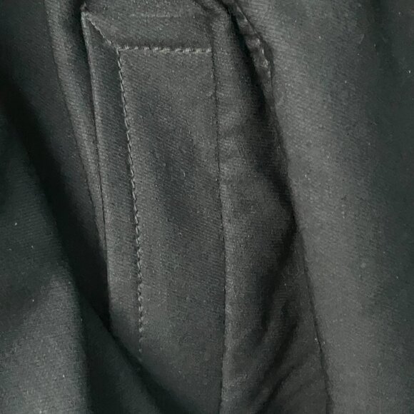 Theory Trench Coat Black with Belt Size M - Picture 7 of 10